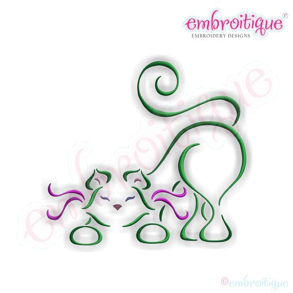 French Cats - Complete Set of 5 Cats, 4 image