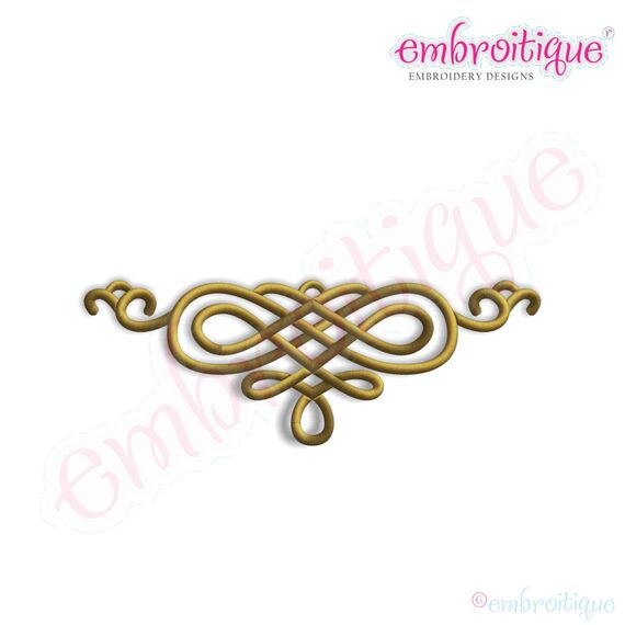 Graham Classy Swirl Font Frame