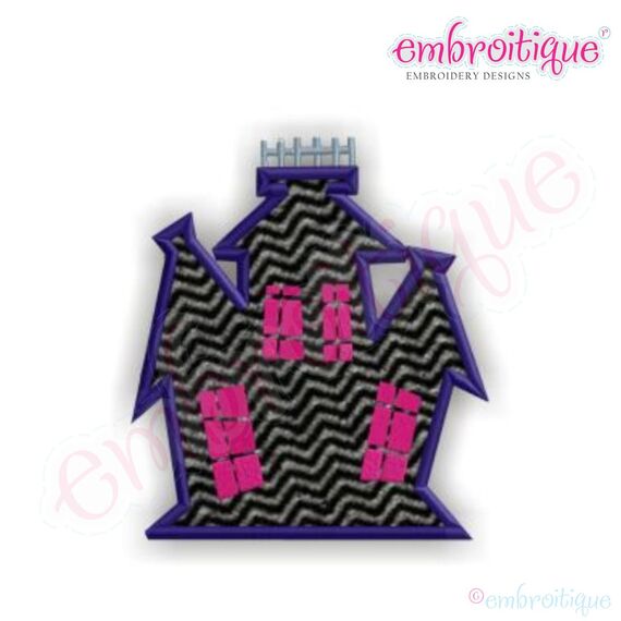 Haunted House Applique Set, 2 image