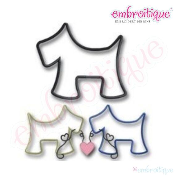 Stylish Scotties Design Set, 2 image