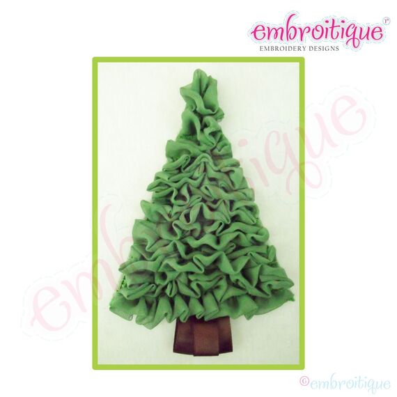 Shabby Sweet Ruched Christmas Tree, 2 image