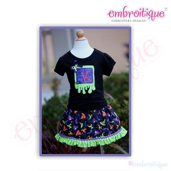 Slime Font Frame Applique, 3 image