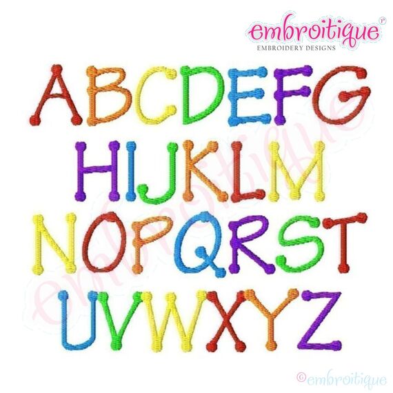 Tinker Toy Monogram Font Set, 2 image