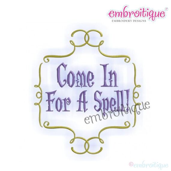 Come in For a Spell Halloween Decor Design