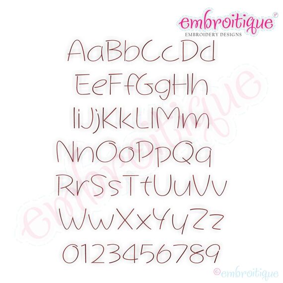 Cupcakes and Cartwheels Monogram Font Set
