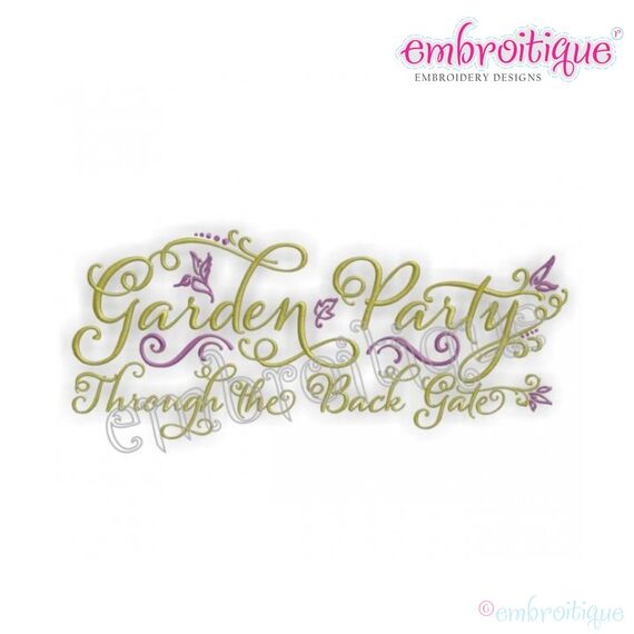 Garden Party Spring Summer Design