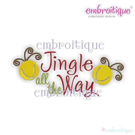 Jingle All the Way Christmas Holiday Design