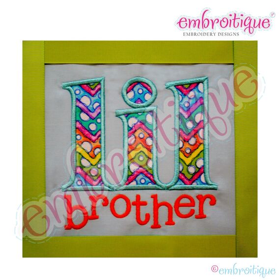 Lil Brother Applique