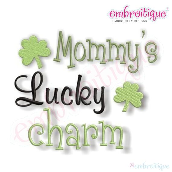 Mommy's Lucky Charm St Patrick's Day Design