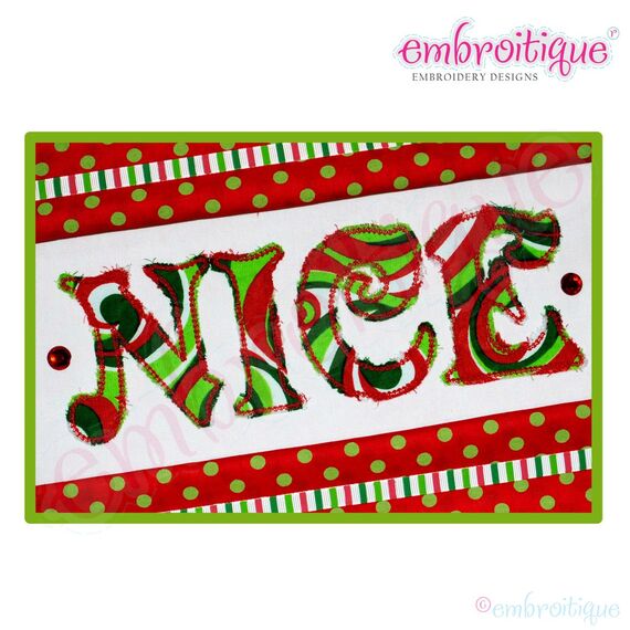 Nice Raw Edge Applique