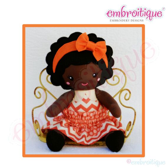 Posh and Proper - Doodley Dolls Zoey Add On PDF Sewing & Embroidery Pattern