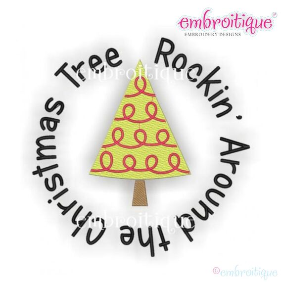 Rockin' Around the Christmas Tree Holiday Design