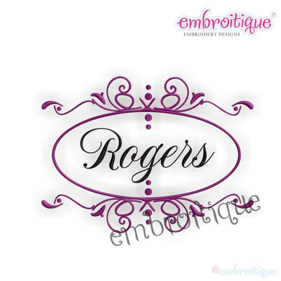 Rogers Font Frame