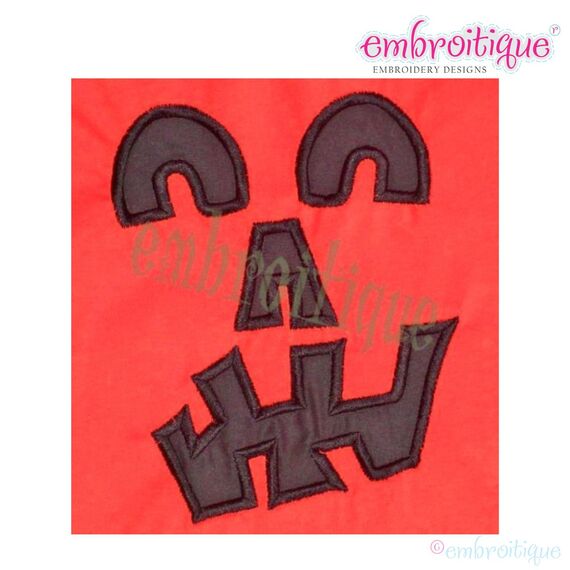 Scary Spooky Halloween Face Design