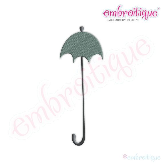 Skinny Birds - Tall Umbrella Embroidery Design