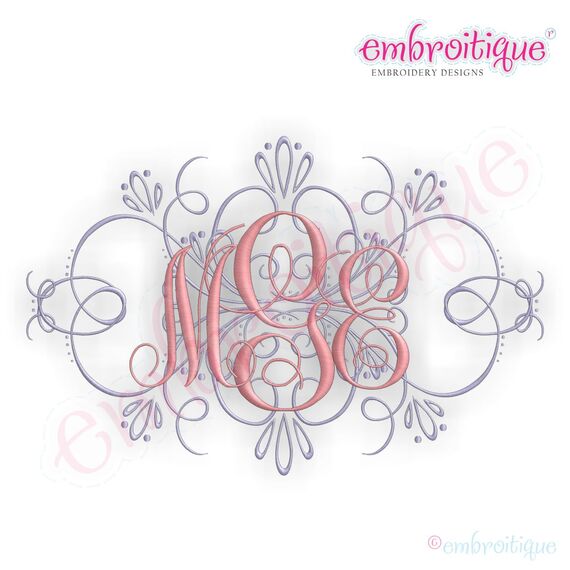 Vintage Flourish Accent Frame - 3 Sizes