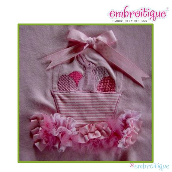 ITH Shabby Sweet Easter Basket Applique Collection, 2 image