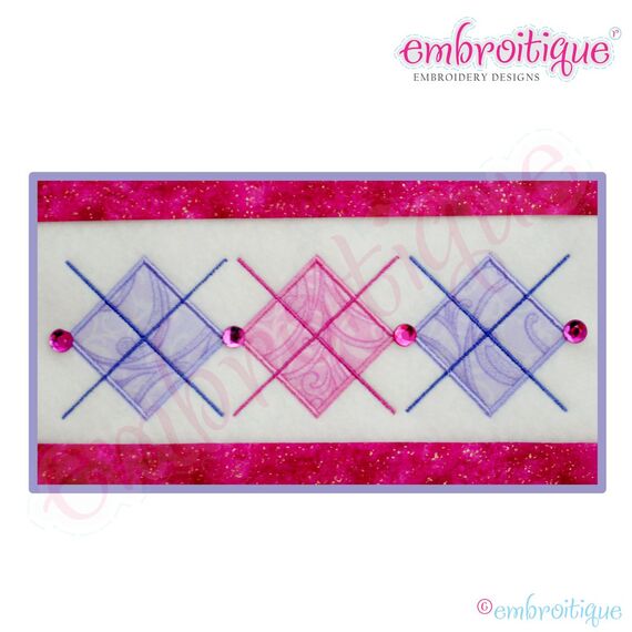 Argyle Applique - Large