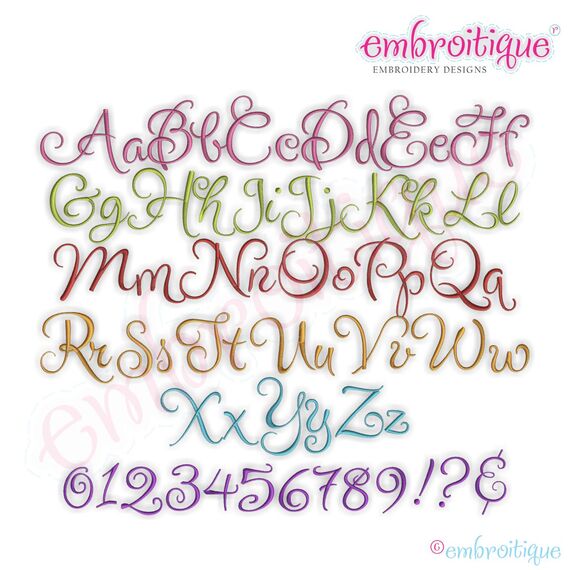 Bentley Monogram Set - Small - .5" - 3.5"