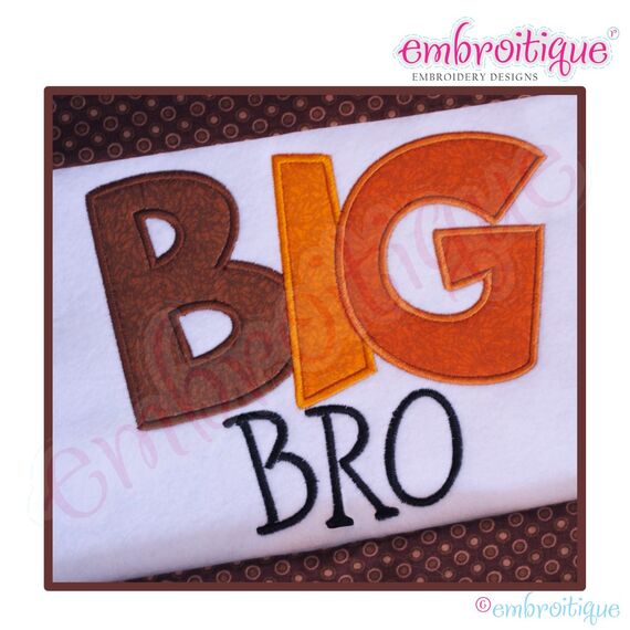 Big Bro Applique