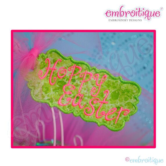 In the Hoop Easter Tag 1