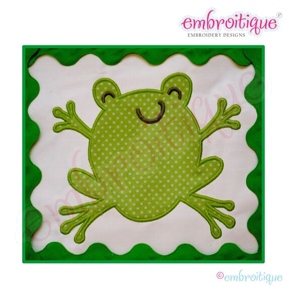 Frog Applique - Large