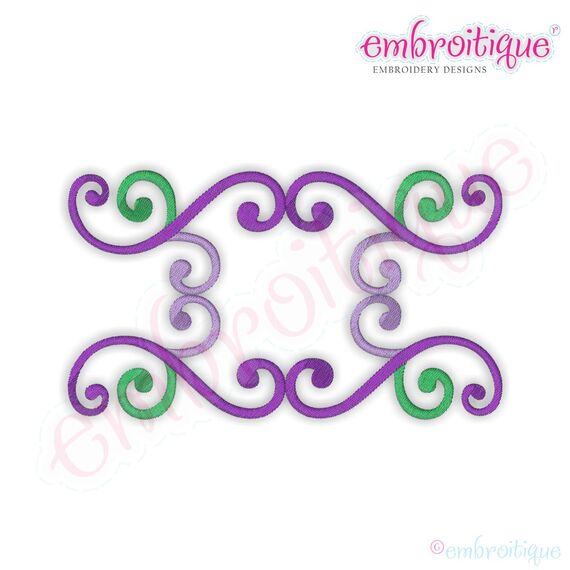 Kaiser Flourish Font Frame