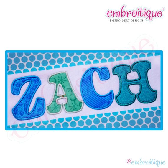 Kylie Applique Monogram Set - 2" & 3"