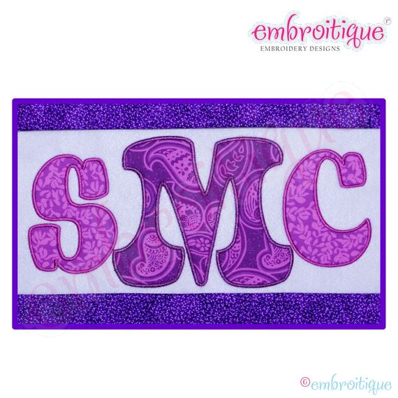 Kylie Applique Monogram Set - 4" & 5"