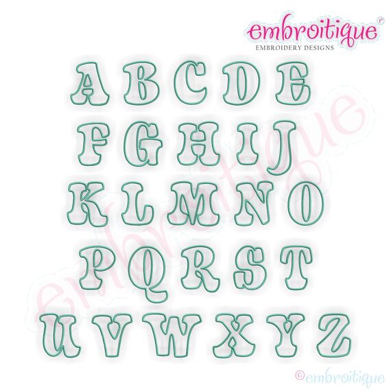 Kylie Applique Monogram Set - 4" & 5"