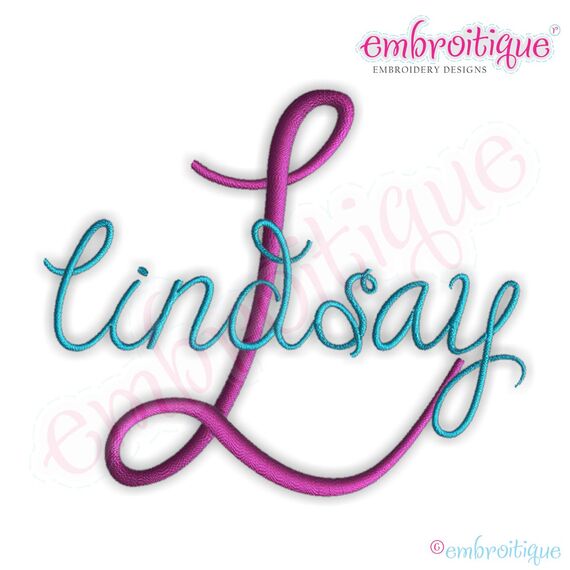 Lindsay Monogram Font Set - Small
