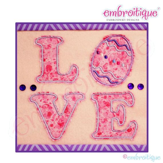 Easter Egg Love Block