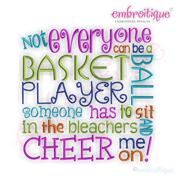 Not Everyone Can Be a Basketball Player - Large