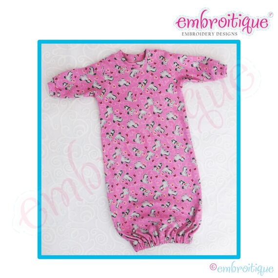 Posh and Proper - Baby Nightgown PDF Sewing Pattern, 2 image