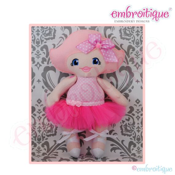 Posh and Proper - Doodley Dolls Tutus and Ballet Shoes Add-On PDF Sewing Pattern, 5 image