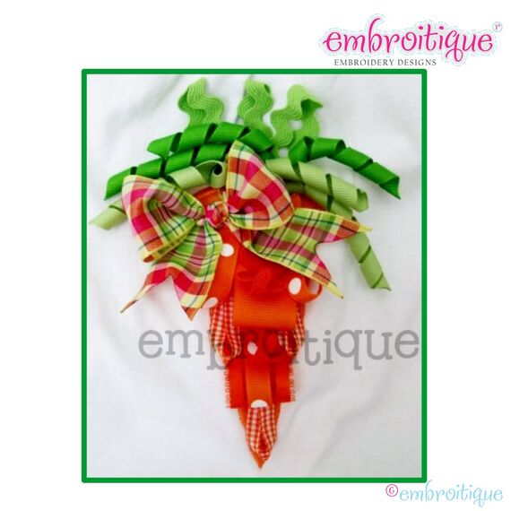 Ribbon Carrot - Great for Easter and Spring