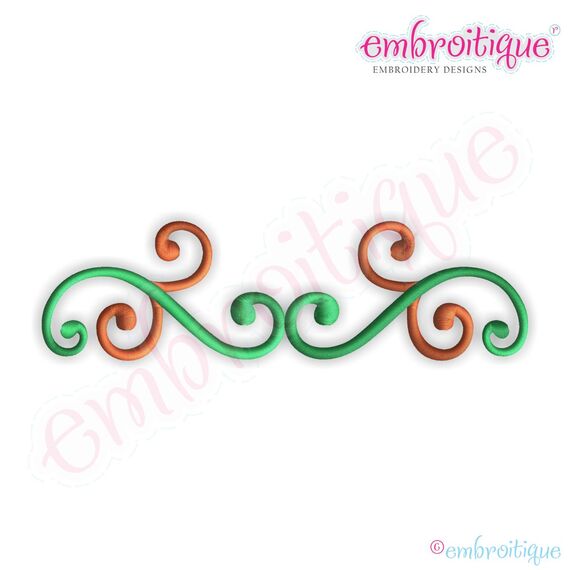 Shea Border Single Flourish - Large