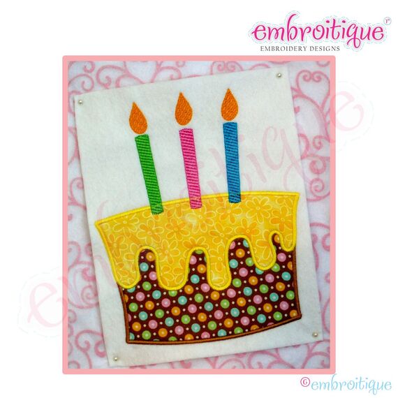 Simple Cake Applique