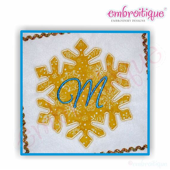 Snowflake Applique - Small