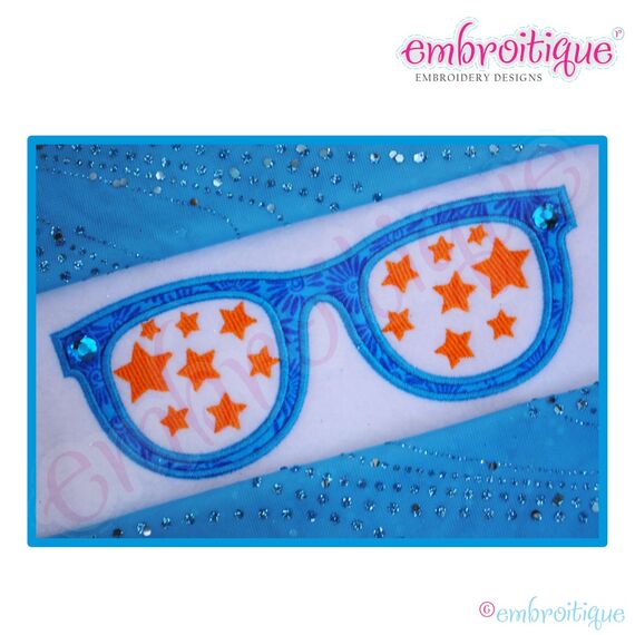 Super Star Sunglasses 2 Applique