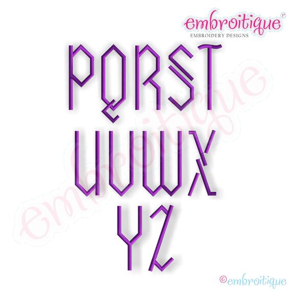 Washington Monogram Font Set - Small, 3 image