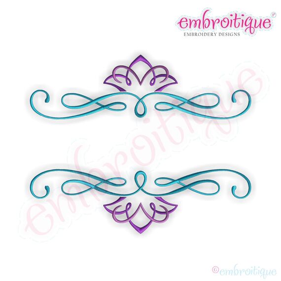 Winters Floral Font Frame, 2 image