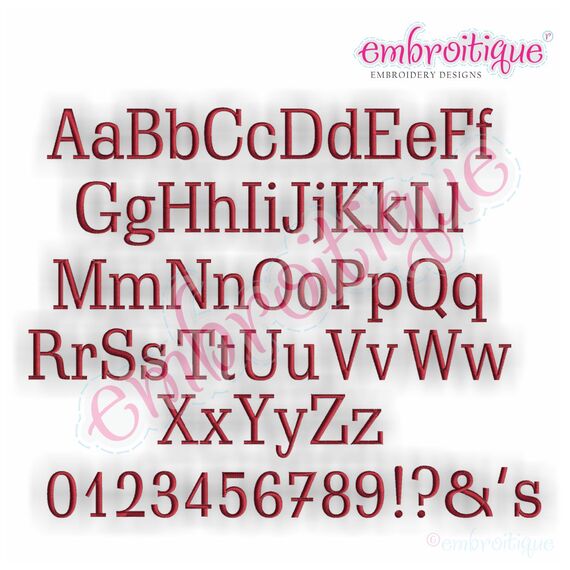 Robinson Monogram Font Set - Small, 2 image