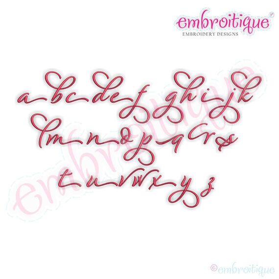 Alicia Calligraphy Monogram - Super Set - Embroitique Exclusive!