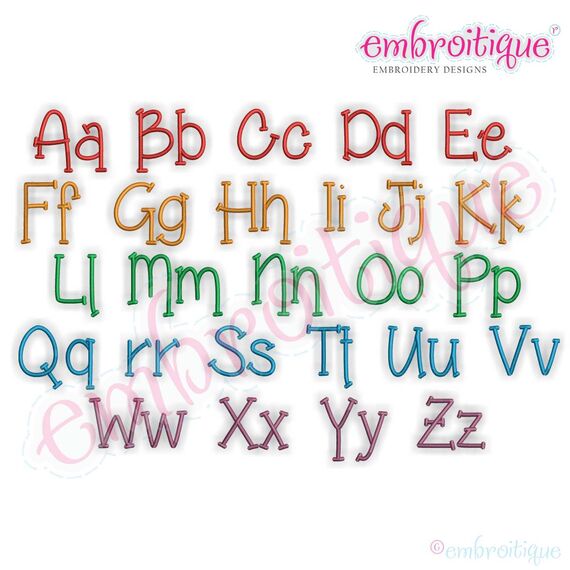 Brody Whimsical Handwritten Monogram Font - great for Boys & Girls!