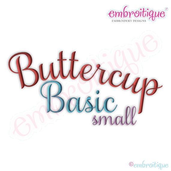 Buttercup Basic Monogram Set - Small