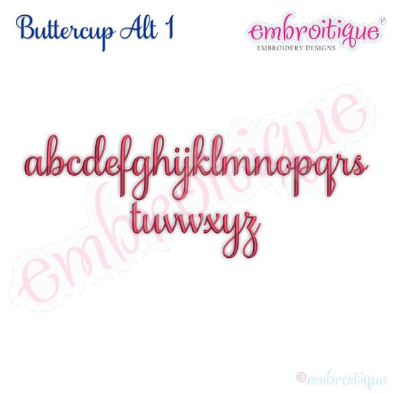 Buttercup Monogram Set Alternates 1 - Small