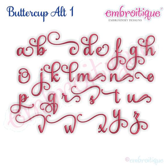 Buttercup Monogram Set Alternates 1 - Small