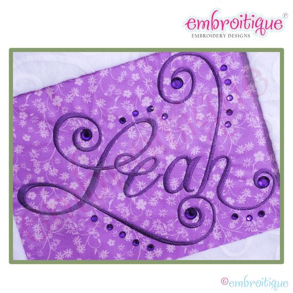 Charming Calligraphy Script Monogram Set - Medium - FULL SET - 3", 3.5", 4"