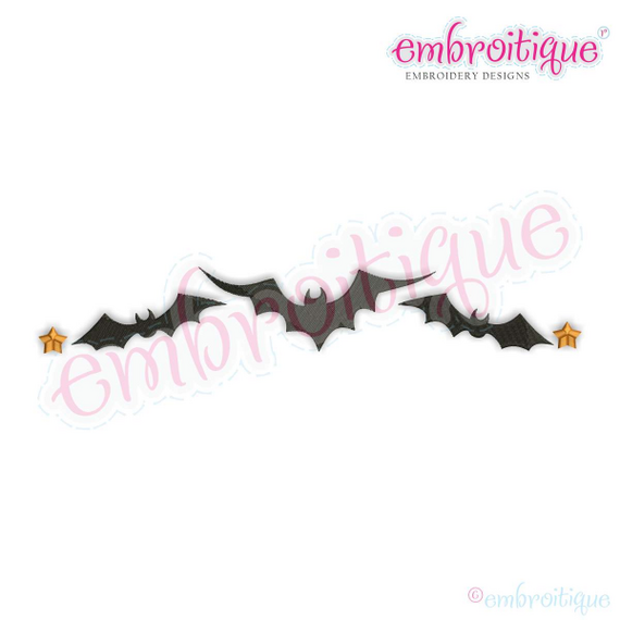 Bat Border with Stars - perfect Embellishment for Halloween!